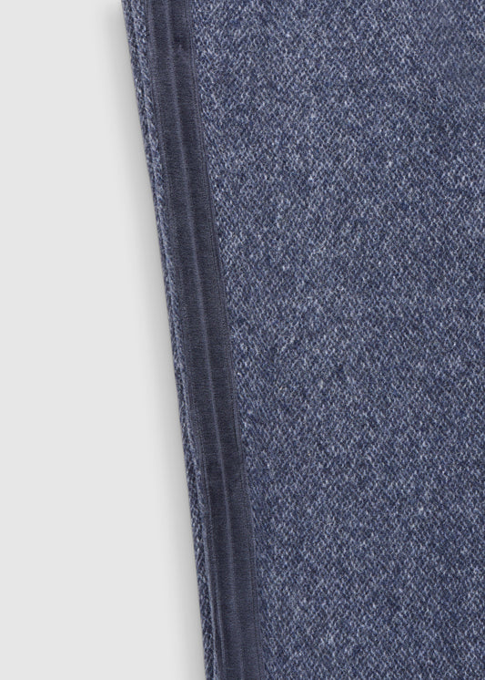 Blue Luxury Wool Relax Track Trouser