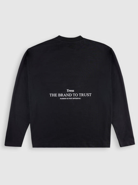 Long Sleeve Black signature Passion Tee