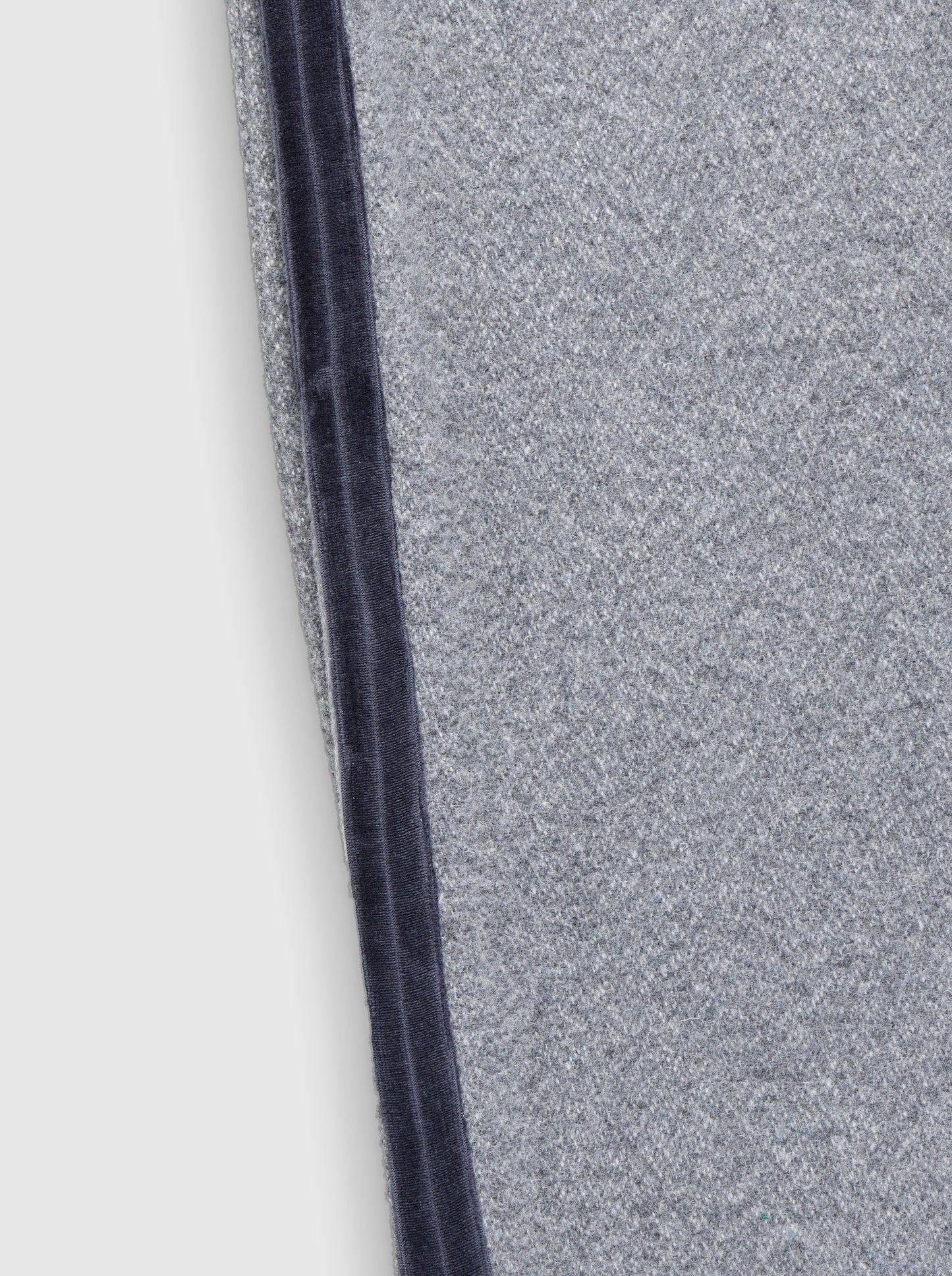 Grey Luxury Wool Relax Track Trouser