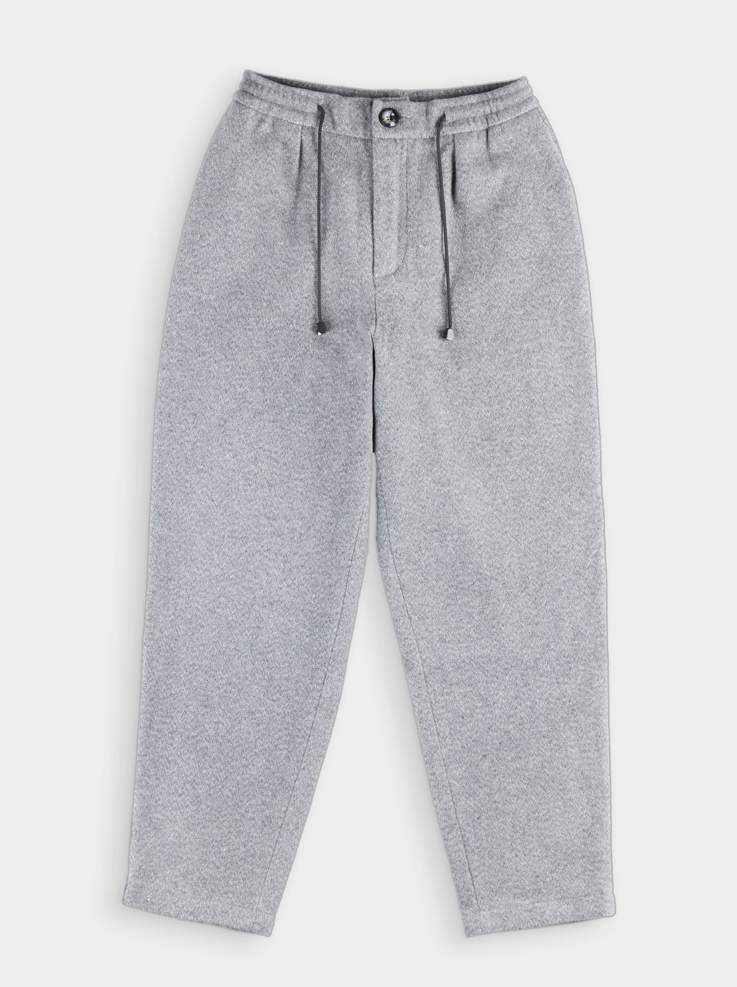 Grey Luxury Wool Relax Track Trouser